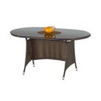 Tuintafel Master Bruin Glas, Tuin en Terras, Tuinsets en Loungesets, Ophalen of Verzenden, Nieuw