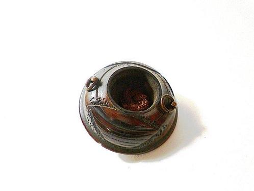 Zeldzame netsuke en buis in de vorm van een chagama met twee, Antiek en Kunst, Antiek | Overige Antiek