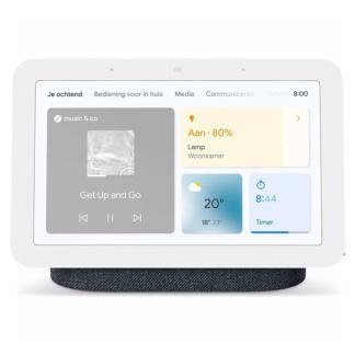 Google Nest Hub (2e generatie, Grijs), Audio, Tv en Foto, Luidsprekers, Nieuw, Verzenden