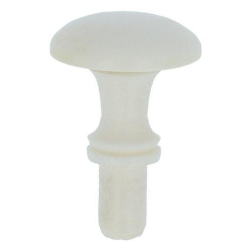 Knopje been wit 15 mm, Doe-het-zelf en Verbouw, Hang- en Sluitwerk, Nieuw, Ophalen of Verzenden