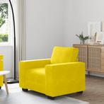 vidaXL Sofastoel Geel 60 cm Fluweel, Huis en Inrichting, Verzenden, Nieuw, Stof
