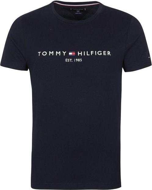Tommy Hilfiger Logo T-shirt Donkerblauw maat 3XL Heren, Kleding | Heren, T-shirts, Blauw, Nieuw, Overige maten, Verzenden