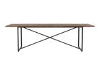 Industriele Eettafel X-Bang Teak Hout 250x100 cm Jorn, Huis en Inrichting, Tafels | Eettafels, Verzenden, Nieuw