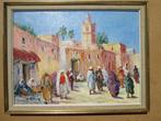 Bruno Retaux (1947) - Rue à Marrakech . Maroc