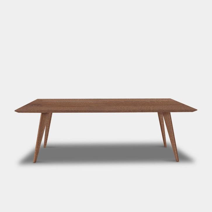 Tafel Rechthoekig Eikenhout  Hout Onderstel  160x90, Huis en Inrichting, Tafels | Eettafels