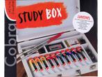 Cobra Study olieverf kist basis | 10 x 40 ml + accessoires, Verzenden, Zo goed als nieuw