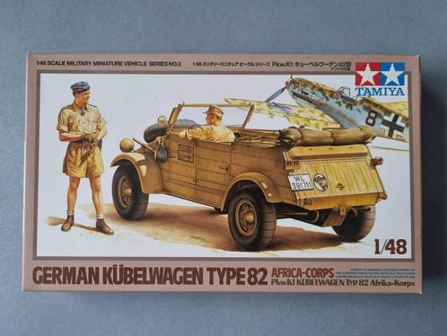 Tamiya 32503 Kübelwagen Type 82 1:48, Hobby en Vrije tijd, Modelbouw | Auto's en Voertuigen, Tamiya, Verzenden
