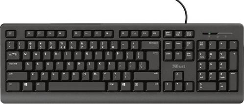 Trust Primo - Bedraad Toetsenbord - Qwerty - Zwart, Computers en Software, Toetsenborden, Verzenden