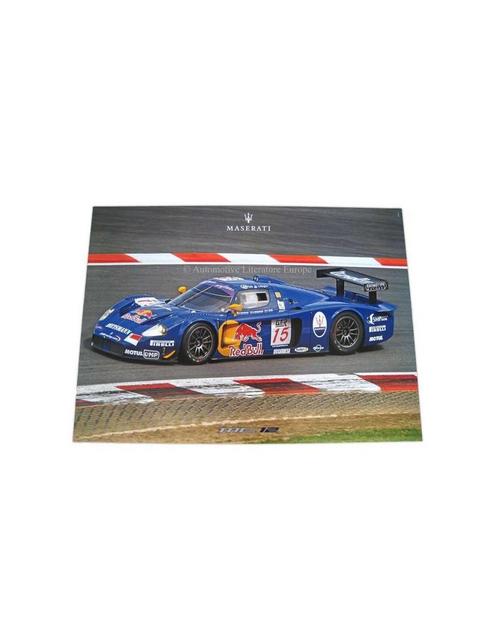 2005 MASERATI MC12 DEALER POSTER ORIGINAL, Boeken, Auto's | Folders en Tijdschriften