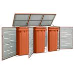 vidaXL Containerberging driedubbel 207x77,5x112,5 cm, Verzenden, Nieuw