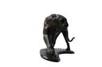 R. Sarat - sculptuur, Sluipende panter - 18 cm - Brons -