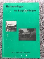 Herinneringen en bespiegelingen  (W.C. van Zijll Langhout), Gelezen, W.C. van Zijll Langhout, Verzenden, Overige