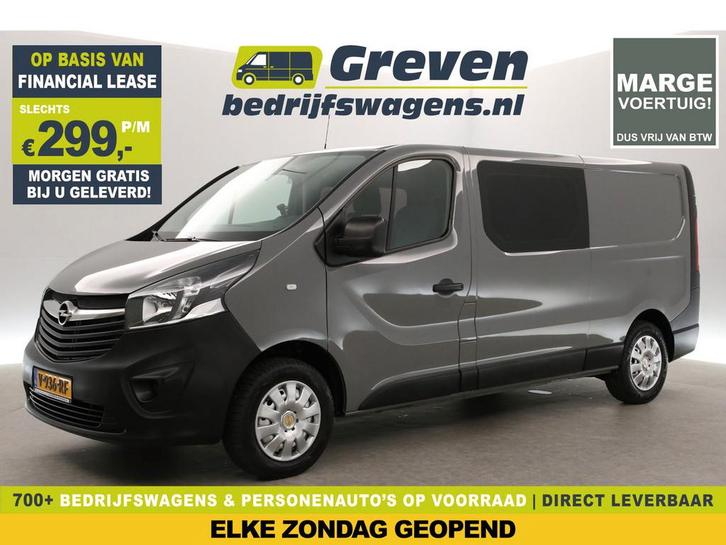Opel Vivaro 1.6 CDTI L2H1 MARGE DC 6-Zits Airco Cruise, Auto's, Bestelauto's, Te koop, Handgeschakeld, Financial lease, Diesel