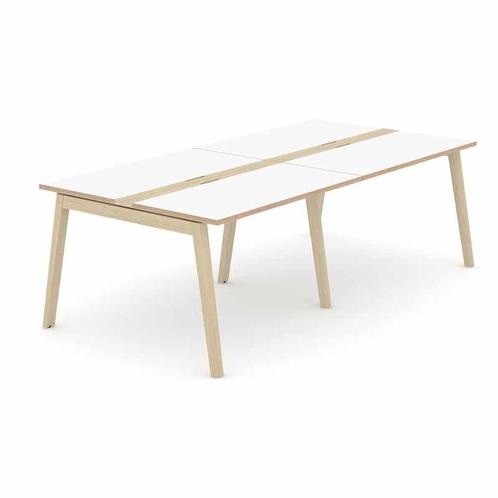 Nova-wood vergadertafel 8 persoons met kabelmanagement | 240, Zakelijke goederen, Kantoor en Winkelinrichting | Kantoormeubilair en Inrichting