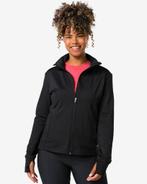 HEMA Dames trainingsjack fleece zwart, Verzenden, Nieuw