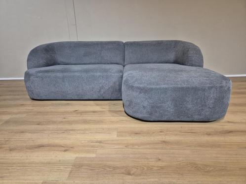 30% KORTING - NIEUW - Montel Wave Hoekbank - Grijs - Stof, Huis en Inrichting, Banken | Sofa's en Chaises Longues, 250 tot 300 cm