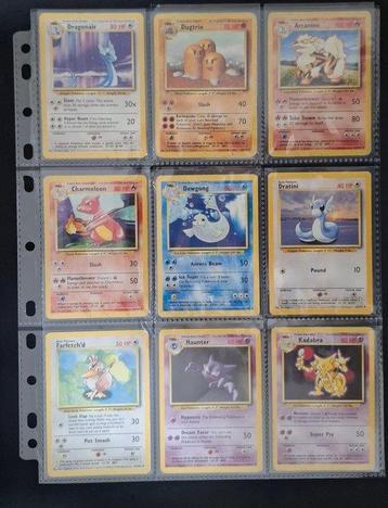 Pokémon - 65 Card - Base set ( 1999-2000) / Rare , common , beschikbaar voor biedingen