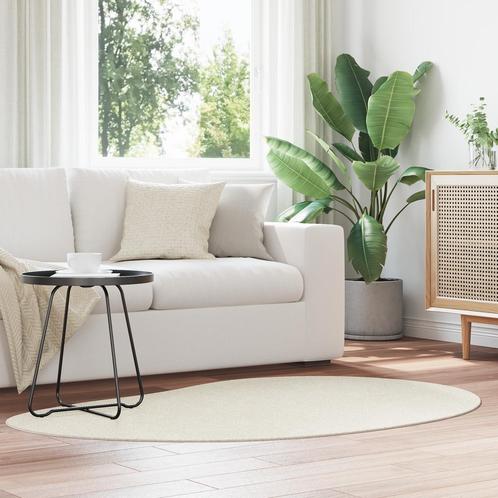 vidaXL Vloerkleed anti-slip 120x170 cm polyester, Huis en Inrichting, Stoffering | Tapijten en Kleden, Crème, Nieuw, Verzenden