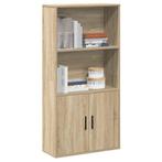 vidaXL Boekenkast 60x24x120 cm bewerkt hout sonoma, Huis en Inrichting, Kasten | Boekenkasten, Verzenden, Nieuw, Overige houtsoorten