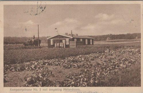 HELLENDOORN - Kampeergebouw No. 3 met omgeving Hellendoorn, Verzamelen, Ansichtkaarten | Nederland, Verzenden
