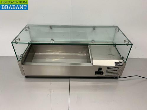 RVS Opzetvitrine Opzet koelvitrine saladière 2 x 1/3 en 1 x, Zakelijke goederen, Horeca | Keukenapparatuur, Nieuw in verpakking