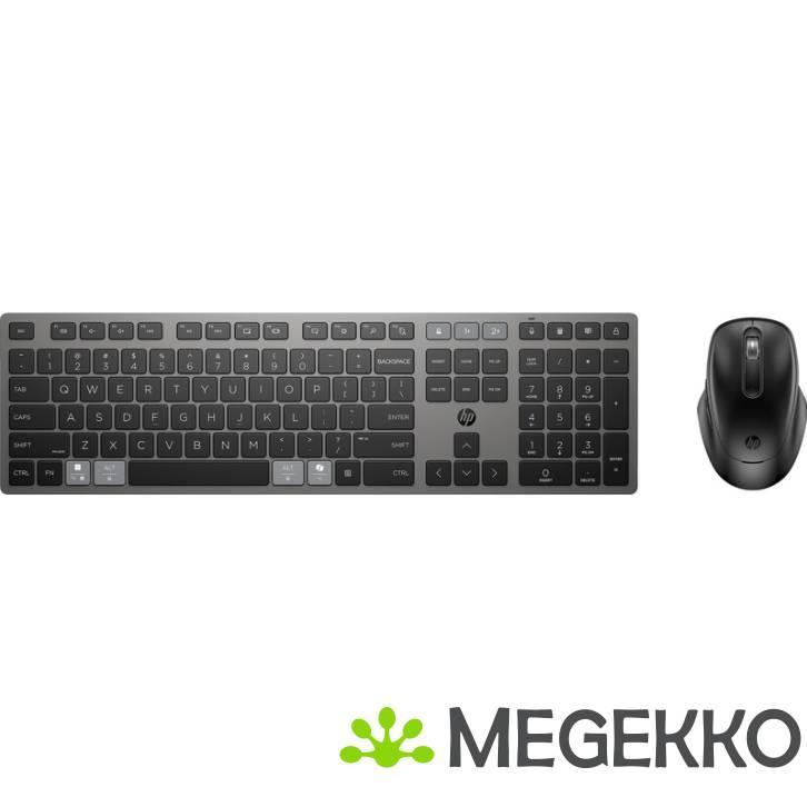 HP 720 Multi-Device Rechargeable Wireless Keyboard and Mouse, Computers en Software, Desktop Pc's, Nieuw, Verzenden