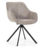 Eetkamerstoel Mamé - Bruin Houston - 95838 - eetkamerstoele, Huis en Inrichting, Stoelen, Nieuw, Stof