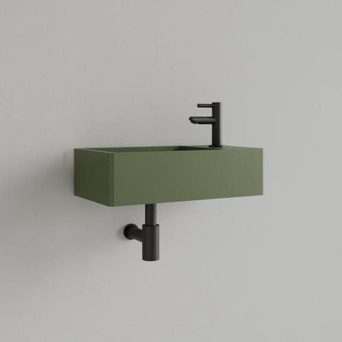 Fontein Gliss Design Freya Solid Marble 40x22x10 cm Met, Doe-het-zelf en Verbouw, Sanitair, Overige typen, Nieuw, Ophalen of Verzenden