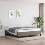 Bedframe 160x200 Taupe Stof - Tweedekansje - OP=OP!, Huis en Inrichting, Slaapkamer | Bedden, Ophalen of Verzenden, 200 cm, 160 cm