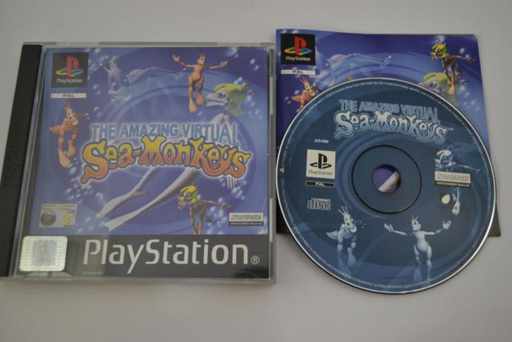 The Amazing Virtual Sea-Monkeys (PS1 PAL), Spelcomputers en Games, Games | Sony PlayStation 1, Zo goed als nieuw, Verzenden
