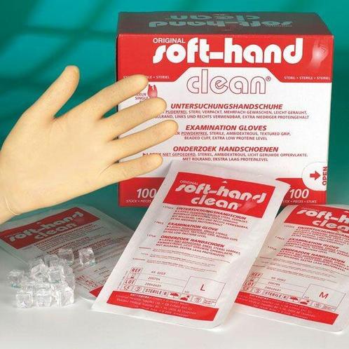 Soft Hand Clean Large 100 stuks steriel per stuk verpakt, Diversen, Verpleegmiddelen, Nieuw, Verzenden