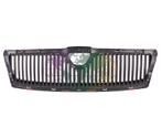 SKODA OCTAVIA, 2004-2009 - GRILLE, zwart, zonder chrome l..., Verzenden, Nieuw, Skoda