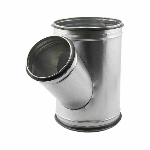 Spiro-SAFE T Stuk Ø 250 mm aftakking Ø 160 mm 45 graden, Doe-het-zelf en Verbouw, Ventilatie en Afzuiging, Ophalen of Verzenden