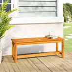vidaXL Tuinbank 110x35x45 cm massief acaciahout, Tuin en Terras, Tuinbanken, Verzenden, Nieuw, Hout