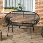 TRUUSK Rotan Fauteuil, Relaxfauteuil In Boho-stijl, 132 Cm X, Tuin en Terras, Verzenden, Nieuw