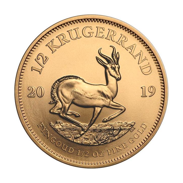 Krugerrand 1/2 Ounce, Postzegels en Munten, Edelmetalen en Baren, Verzenden
