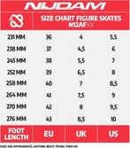 Nijdam Kunstschaats Classic Deluxe - Cherry Flip - Maat 36, Ophalen of Verzenden, Zo goed als nieuw, Nijdam