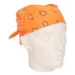 Neon oranje hoofddoek bandana - Zakdoeken, Verzenden, Nieuw