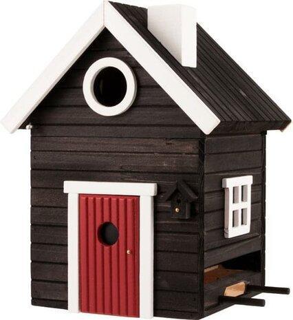 Kadotip: Luxe vogelhuis/voederhuis Wildlife Garden Svart Hus, Tuin en Terras, Vogelhuisjes en Vogelbaden, Nieuw