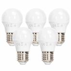 Kogellamp 5 stuks daglichtwit - grote fitting | E27 LED lamp, Verzenden, Nieuw
