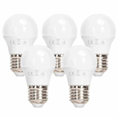 Kogellamp 5 stuks daglichtwit - grote fitting | E27 LED lamp, Huis en Inrichting, Lampen | Overige, Nieuw, Verzenden