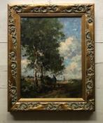 Theophile de Bock (1851 – 1904) - Wandelaar langs bosrand, Antiek en Kunst