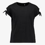 Name It meisjes T-shirt met knoopjes zwart maat 146/152, Nieuw, Verzenden