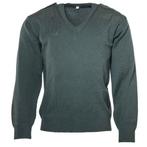 KL marechaussee commando trui 100% Wol met v-hals, legerg..., Ophalen of Verzenden, Landmacht, Nederland, Kleding of Schoenen