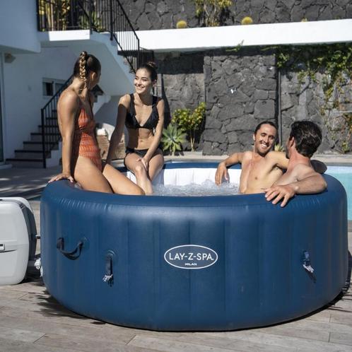 Spa Opblaasbare Jacuzzi Milan | 4 tot 6 Personen, Tuin en Terras, Overige Tuin en Terras, Nieuw, Verzenden