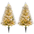 Kerstboom – GlowUp - Met LED-verlichting – 2-delig - groen, Ophalen of Verzenden, Nieuw