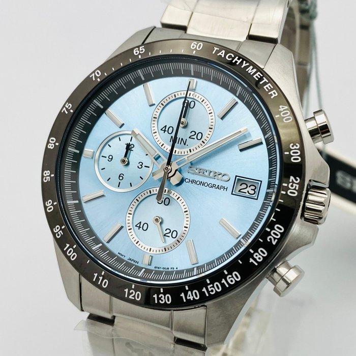 Seiko - Sky Blue Chronograph - Zonder minimumprijs - 8T67 -, Sieraden, Tassen en Uiterlijk, Horloges | Antiek