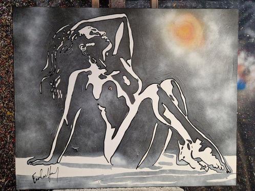 Henry Escobar - PLEINE LUNE XL, Antiek en Kunst, Kunst | Schilderijen | Modern
