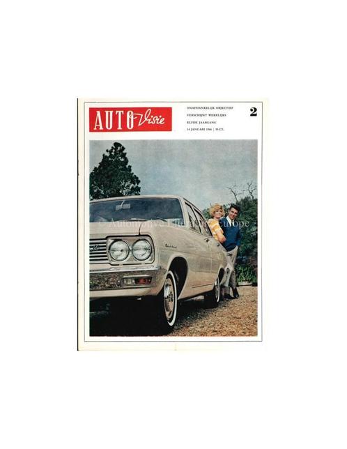 1966 AUTOVISIE MAGAZINE 02 NEDERLANDS, Boeken, Auto's | Folders en Tijdschriften