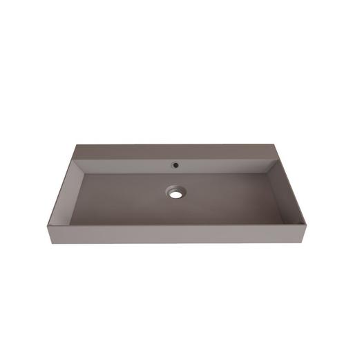 Wastafel Gliss Design Lako 80 cm Zonder Kraangat Mat, Doe-het-zelf en Verbouw, Sanitair, Ophalen of Verzenden